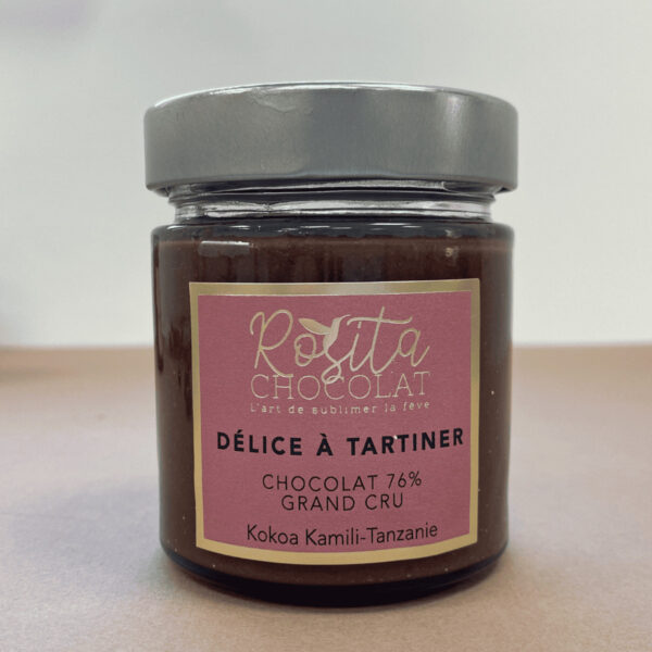 Photo pâte à tartiner chocolat grand cru
