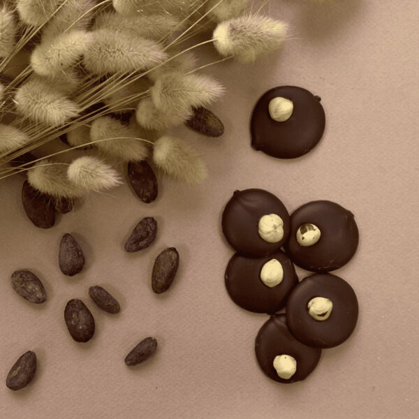 Photo d'ambiance de plats noisette au chocolat au lait