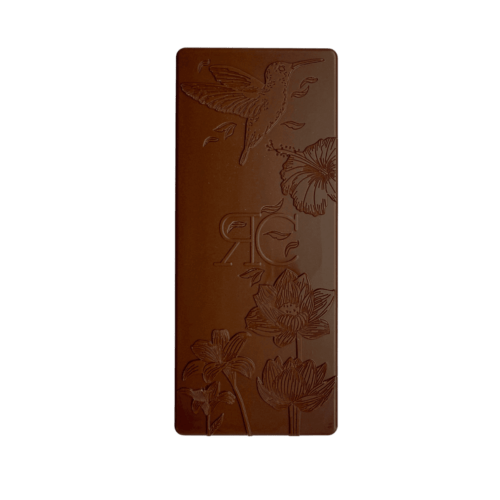 Tablette de chocolat au lait détouré