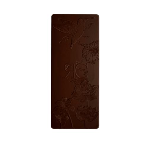 Tablette de chocolat noir détouré