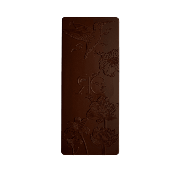 Tablette de chocolat noir détouré